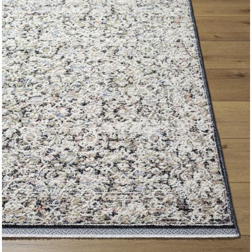 Surya Rivaldo RVD-2300 Black Blue 6'7" x 9'6" Rug