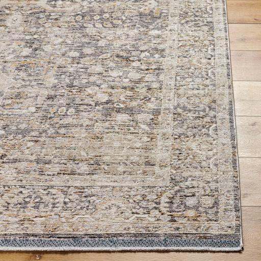 Surya Rivaldo RVD-2312 Black Cream 2' x 2'11" Rug