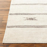 Surya Rivi BORC-2300 Black Ivory 2'7" x 7'3" Rug