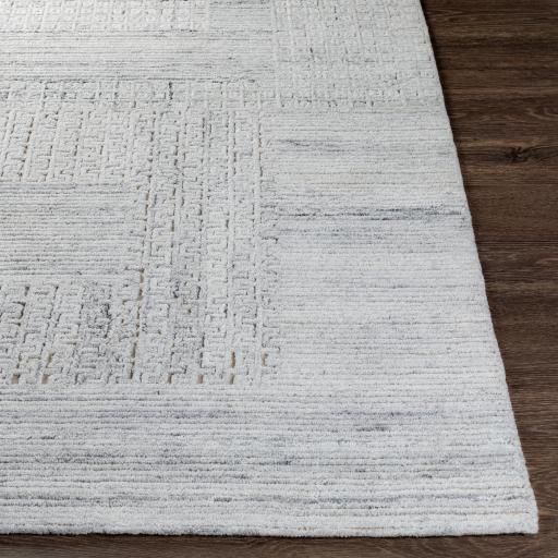 Surya Rosario ROA-2302 Charcoal Light Gray 2' x 3' Rug