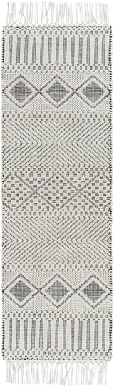 Surya Saint Clair SIC-2300 Black Cream 2'6" x 4' Rug