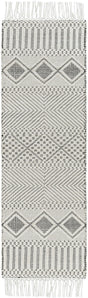 Surya Saint Clair SIC-2300 Black Cream 2'6" x 4' Rug