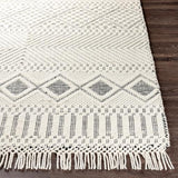 Surya Saint Clair SIC-2300 Black Cream 2'6" x 4' Rug