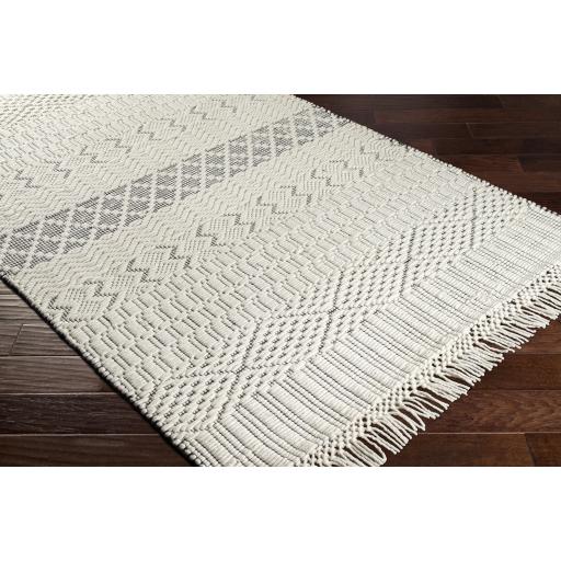 Surya Saint Clair SIC-2302 Black Cream 8' x 10' Rug