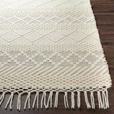 Surya Saint Clair SIC-2303 Black Cream 5' x 7'6" Rug