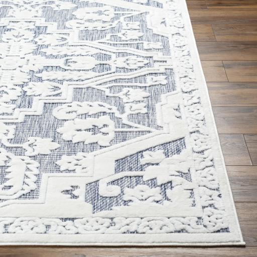 Surya San Diego SFG-2338 Dark Blue Denim 5'3" x 7' Rug
