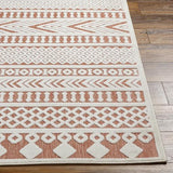 Surya San Diego SFG-2350 Brick Red Off-White 7'10" x 10' Rug