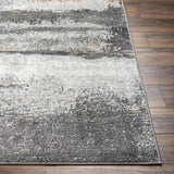 Surya San Francisco SFO-2300 Black Brick Red 7'10" x 10' Rug