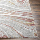Surya San Francisco SFO-2302 Burgundy Dusty Pink 6'7" x 9' Rug