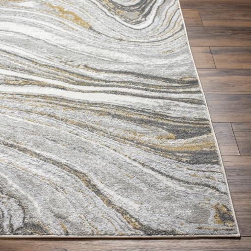 Surya San Francisco SFO-2304 Charcoal Ivory 6'7" x 9' Rug