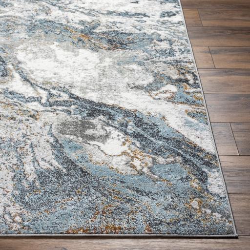 Surya San Francisco SFO-2314 Black Blue 7'10" x 10' Rug