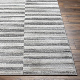 Surya San Francisco SFO-2319 Black Charcoal 5'3" x 7' Rug