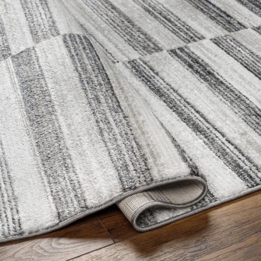 Surya San Francisco SFO-2319 Black Charcoal 5'3" x 7' Rug