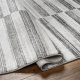 Surya San Francisco SFO-2319 Black Charcoal 5'3" x 7' Rug