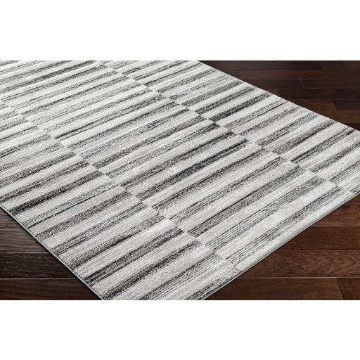 Surya San Francisco SFO-2319 Black Charcoal 5'3" x 7' Rug