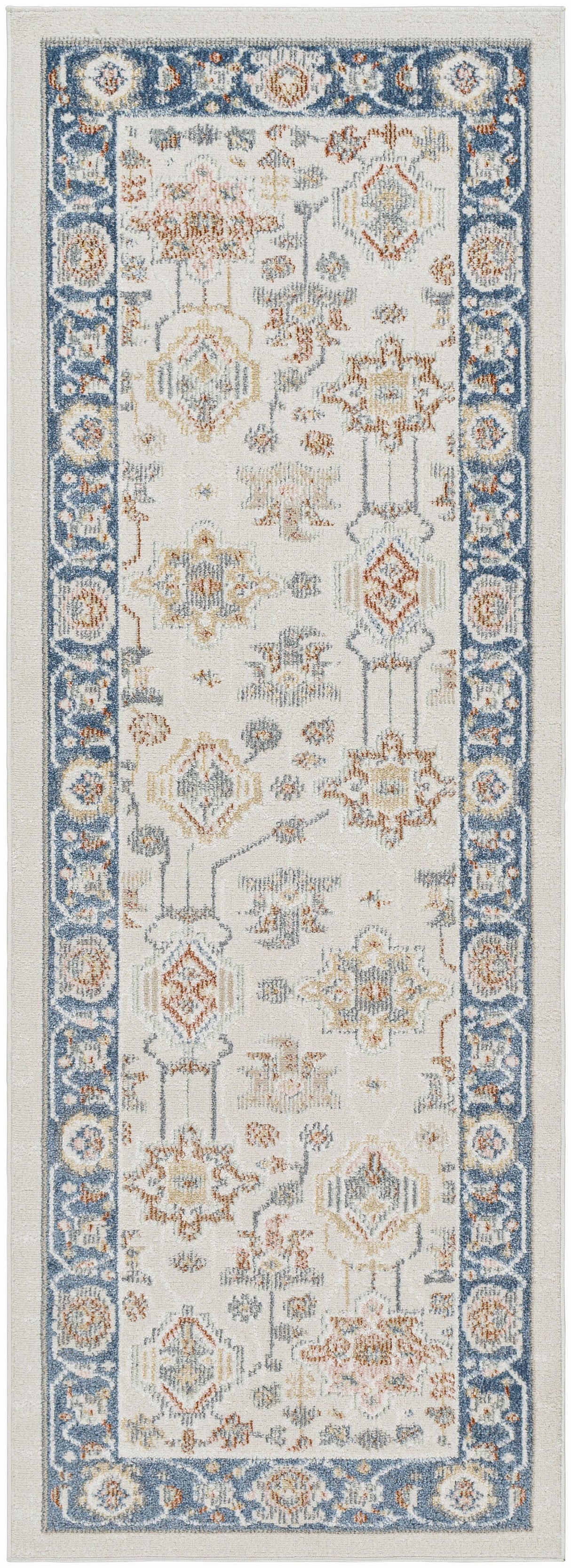 Surya Santana SNN-2303 Cream Gray 2'7" x 7'3" Rug