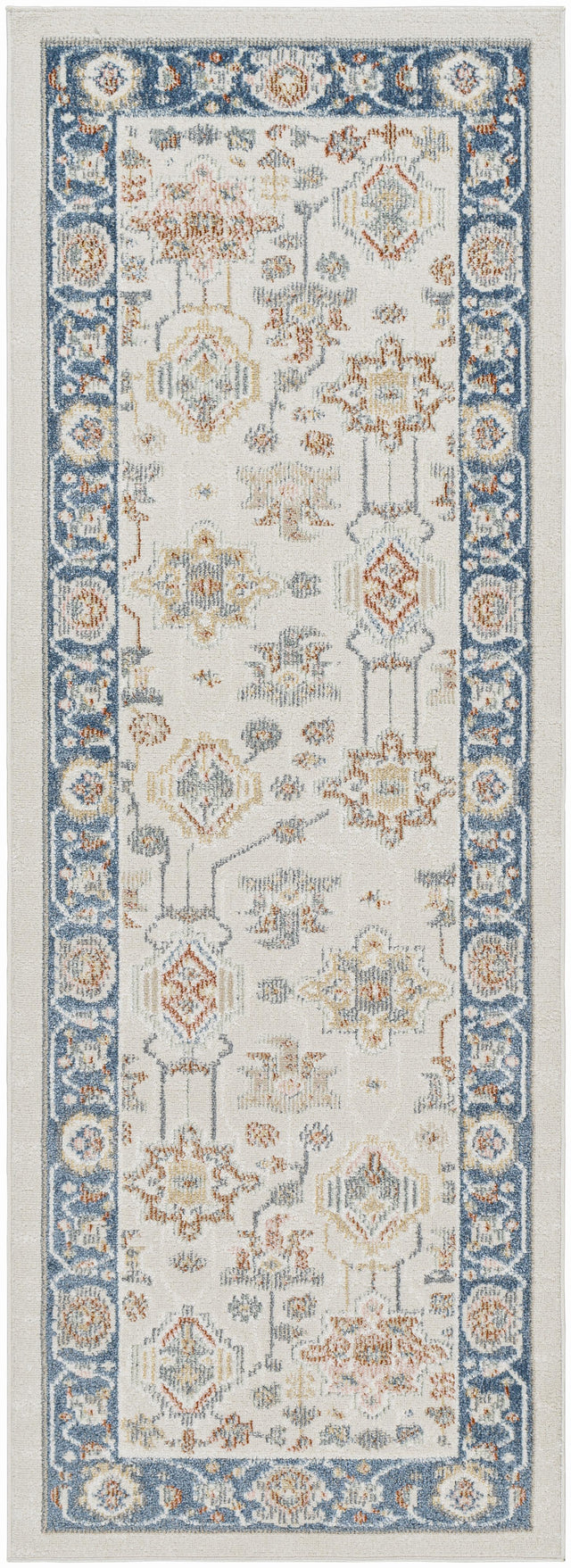 Surya Santana SNN-2303 Cream Gray 2'7" x 7'3" Rug