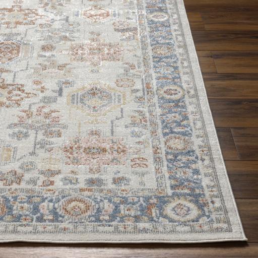 Surya Santana SNN-2303 Cream Gray 2'7" x 7'3" Rug