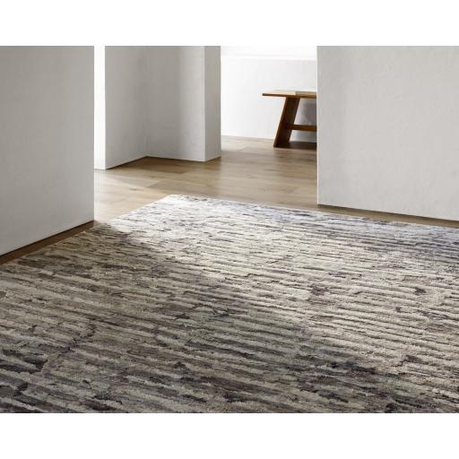 Surya Seda SSD-2302 Black Cream 6' x 9' Rug