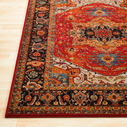Surya Serapi SRP-1001 Black Burgundy 2' x 2'11" Rug
