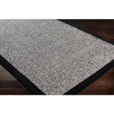 Surya Siena SNA-2303 Black Cream 2'6" x 8' Rug