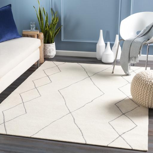 Surya Sinop SNP-2306 Charcoal Cream 8' x 10' Rug