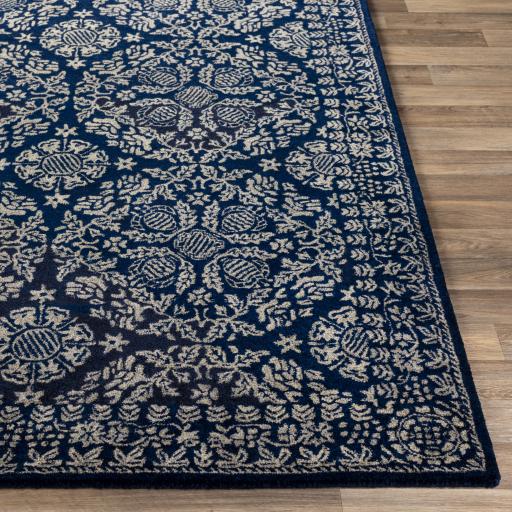 Surya Smithsonian SMI-2112 Dark Blue Light Gray 5' x 8' Rug