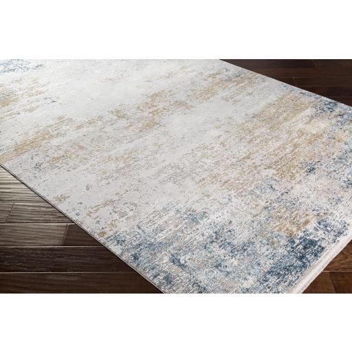 Surya Solar SOR-2301 Charcoal Dark Blue 3' x 9'10" Rug