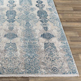 Surya Solar SOR-2312 Charcoal Dark Blue 3' x 8' Rug