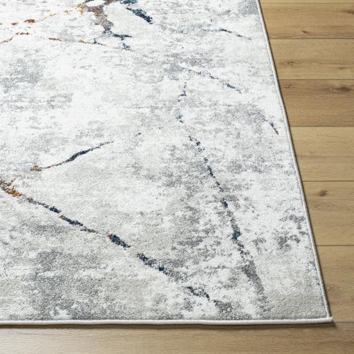 Surya Soldado SOD-2306 Blue Brick Red 2' x 2'11" Rug