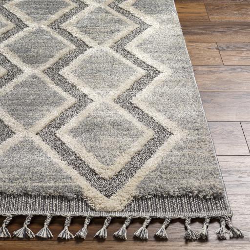 Surya Sousse SUS-2301 Charcoal Gray 6'10" x 9' Rug