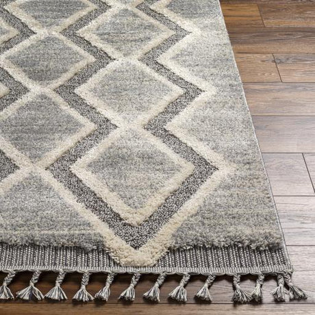 Surya Sousse SUS-2301 Charcoal Gray 6'10" x 9' Rug