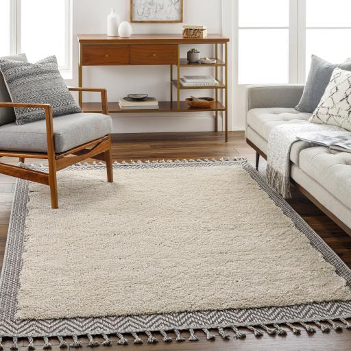Surya Sousse SUS-2305 Charcoal Gray 5'6" x 7'3" Rug