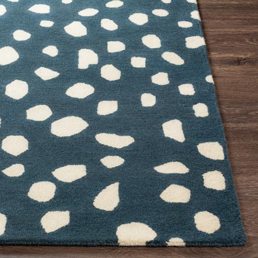 Surya Stella STLA-2444 Beige Deep Teal 6' Round Rug