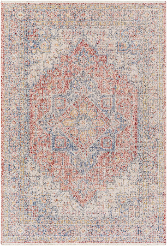 Surya Subtle SUB-2301 Dark Blue Ivory 2'7" x 7'3" Rug