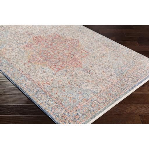 Surya Subtle SUB-2302 Dark Blue Ivory 2'7" x 7'3" Rug