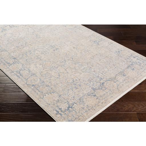 Surya Subtle SUB-2311 Dark Blue Ivory 2'7" x 7'3" Rug