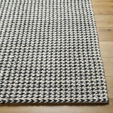 Surya Sundance SDC-2301 Black Ivory 6' x 9' Rug