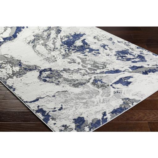 Surya Sunrise SRI-2303 Charcoal Cream 5'3" x 7' Rug