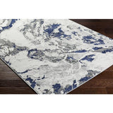 Surya Sunrise SRI-2303 Charcoal Cream 5'3" x 7' Rug