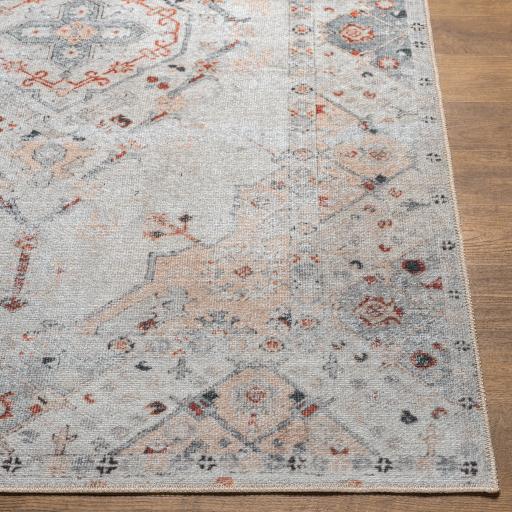 Surya Tahmis THI-2706 Brick Red Charcoal 8'10" x 12' Rug