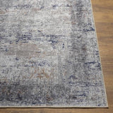 Surya Tahmis THI-2708 Charcoal Dark Blue 6'7" x 9' Rug