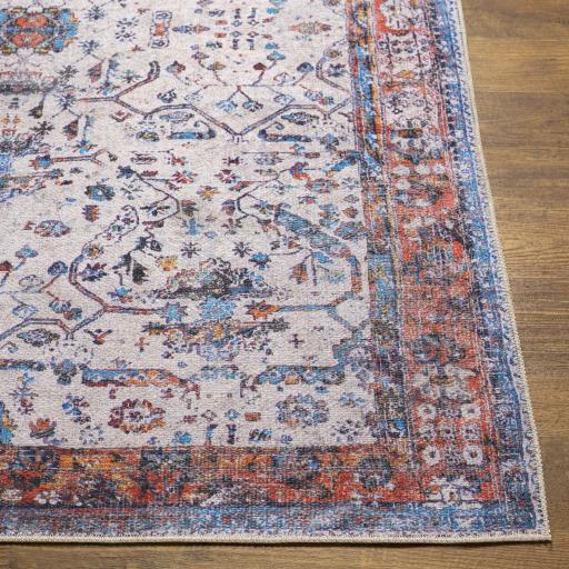 Surya Tahmis THI-2713 Black Blue 2' x 2'11" Rug
