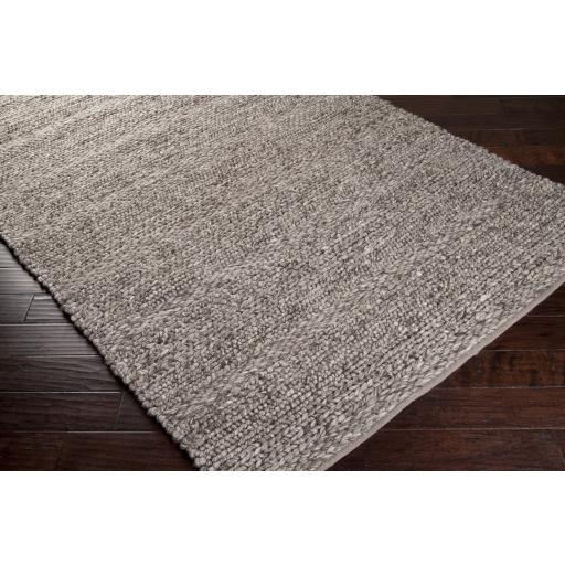 Surya Tahoe TAH-3702 Brown Charcoal 8' Square Rug
