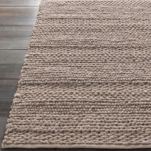 Surya Tahoe TAH-3705 Brown Charcoal 2'6" x 10' Rug