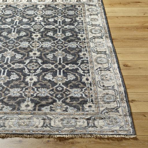 Surya Theodora THO-3000 Black Gray 5' x 8' Rug
