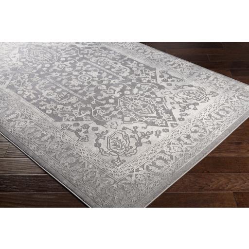 Surya Tibetan TBT-2300 Charcoal Ivory 6'7" x 9'6" Rug