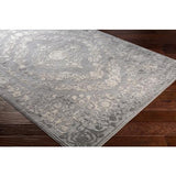 Surya Tibetan TBT-2301 Charcoal Light Beige 6'7" x 9'6" Rug