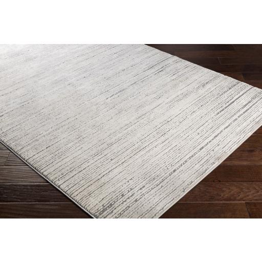 Surya Tibetan TBT-2308 Charcoal Ivory 2'7" x 12' Rug
