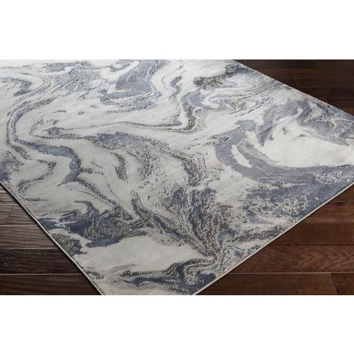 Surya Tibetan TBT-2319 Charcoal Dark Blue 7'10" x 10'2" Rug
